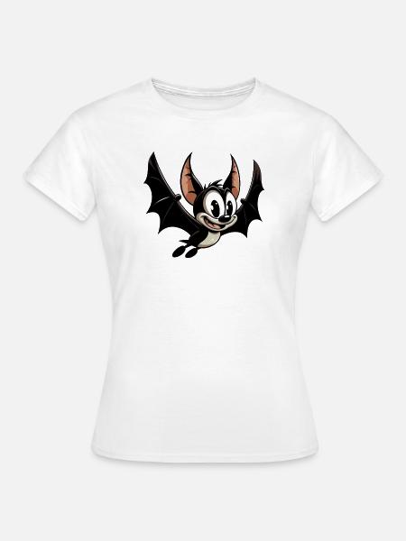 Fledermaus - Frauen T-Shirt - Weiß
