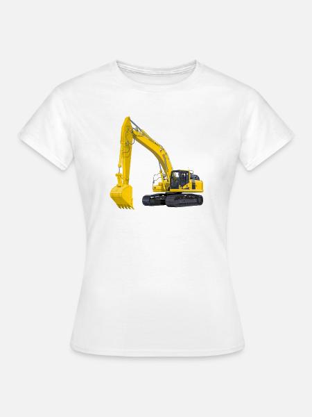 Bagger Bagger - Frauen T-Shirt - Weiß