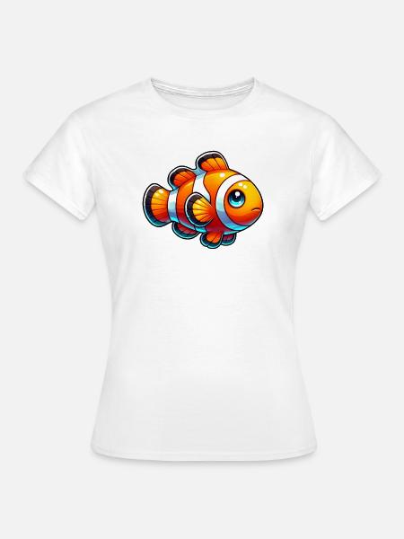 Clownfisch - Frauen T-Shirt - Weiß