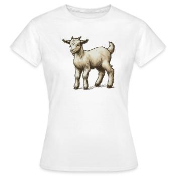 Kid - Women's T-Shirt - white - Front - AI Model Female 172 dark (172cm)