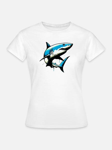 Hai - Frauen T-Shirt - Weiß