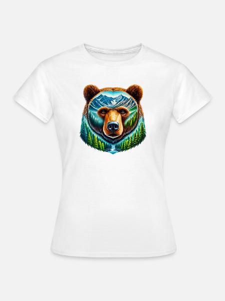 Bär - Frauen T-Shirt - Weiß