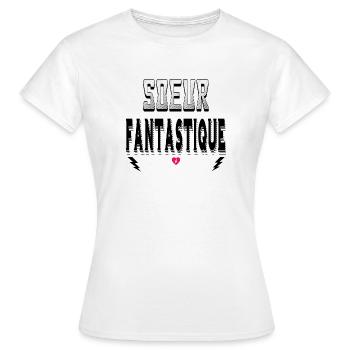 Soeur Fantastique - T-shirt Femme - blanc - Devant - AI Model Female 172 dark (172cm)