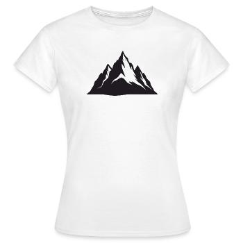 Gebirge - Frauen T-Shirt - Weiß - Vorne - AI Model Female 172 dark (172cm)