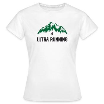 Ultra Running - Women's T-Shirt - white - Front - AI Model Female 172 dark (172cm)