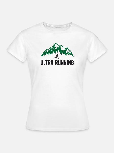 Ultra-Laufen - Frauen T-Shirt - Weiß