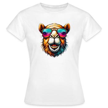 Camel - Women's T-Shirt - white - Front - AI Model Female 172 dark (172cm)