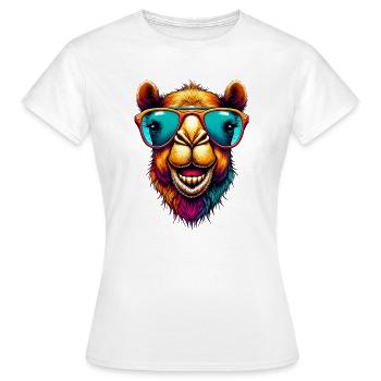 Camel - Women's T-Shirt - white - Front - AI Model Female 172 dark (172cm)