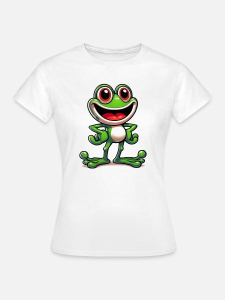 Frosch - Frauen T-Shirt - Weiß