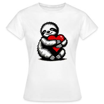 Paresse - T-shirt Femme - blanc - Devant - AI Model Female 172 dark (172cm)