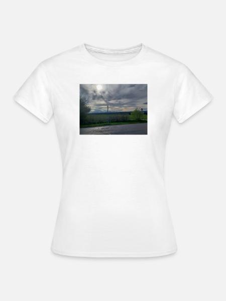 Abendstimmung südlicher Schwarzwald - Frauen T-Shirt - Weiß