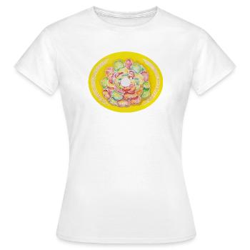 Sternentor der SeelenEssenz Sonja Ariel von Staden - Frauen T-Shirt - Weiß - Vorne - AI Model Female 172 dark (172cm)