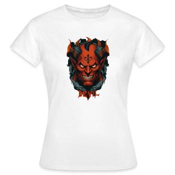 Devil - T-shirt Femme - blanc - Devant - AI Model Female 172 dark (172cm)