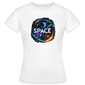 Raum - Frauen T-Shirt - Weiß - Vorne - AI Model Female 172 dark (172cm)