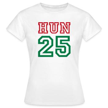 HONGRIE, Hongrie - T-shirt Femme - blanc - Devant - AI Model Female 172 dark (172cm)