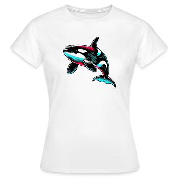 Orque - T-shirt Femme - blanc - Devant - AI Model Female 172 dark (172cm)