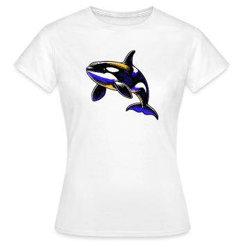 Orque - T-shirt Femme - blanc - Devant - AI Model Female 172 dark (172cm)