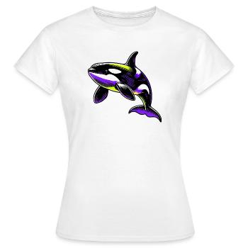 Orque - T-shirt Femme - blanc - Devant - AI Model Female 172 dark (172cm)