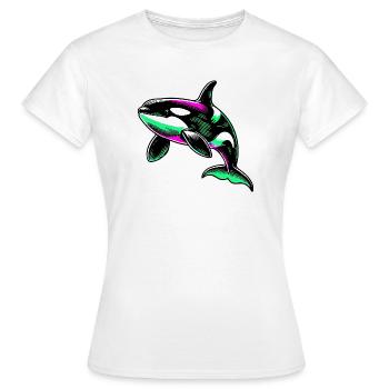 Orque - T-shirt Femme - blanc - Devant - AI Model Female 172 dark (172cm)