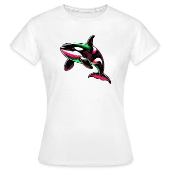 Orque - T-shirt Femme - blanc - Devant - AI Model Female 172 dark (172cm)