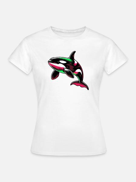 Schwertwal - Frauen T-Shirt - Weiß