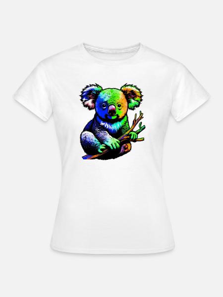 Koala - Frauen T-Shirt - Weiß