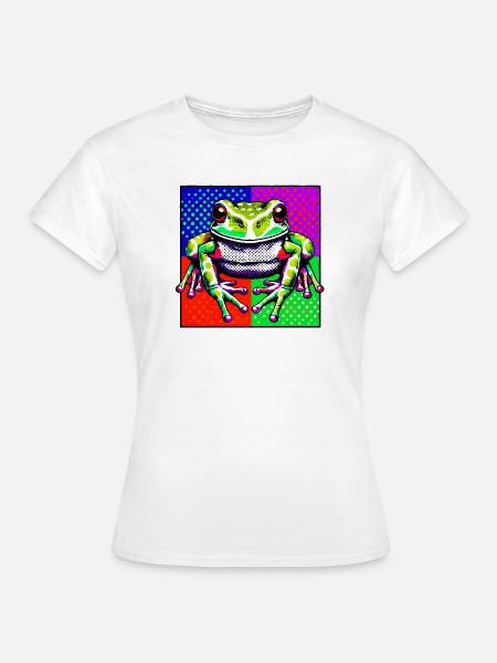 Frosch - Frauen T-Shirt - Weiß