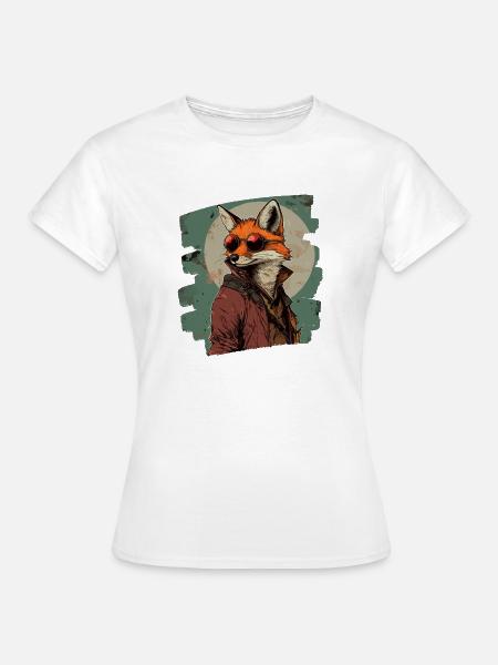 Fuchs - Frauen T-Shirt - Weiß