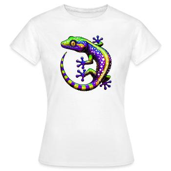 Gecko - Women's T-Shirt - white - Front - AI Model Female 172 dark (172cm)