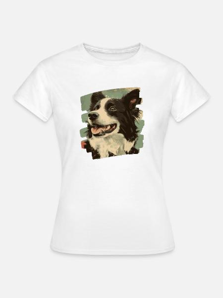 Border Collie - Frauen T-Shirt - Weiß