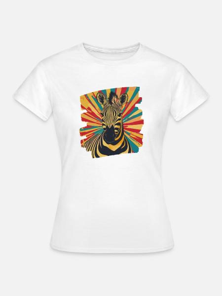 Zebra - Frauen T-Shirt - Weiß
