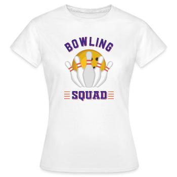 Équipe de bowling - T-shirt Femme - blanc - Devant - AI Model Female 172 dark (172cm)