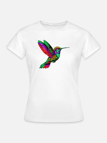 Kolibri - Frauen T-Shirt - Weiß