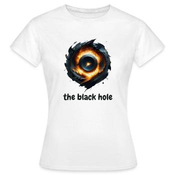 The Black Hole - T-shirt Femme - blanc - Devant - AI Model Female 172 dark (172cm)