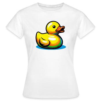 Duckling Duck Duck Duck - Women's T-Shirt - white - Front - AI Model Female 172 dark (172cm)