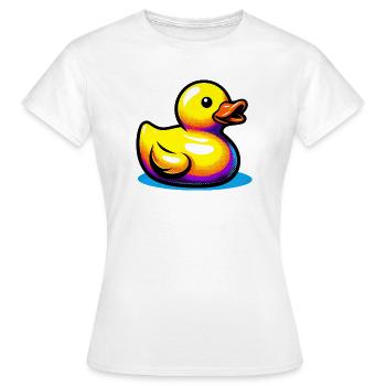 Duckling Duck Duck Duck - Women's T-Shirt - white - Front - AI Model Female 172 dark (172cm)