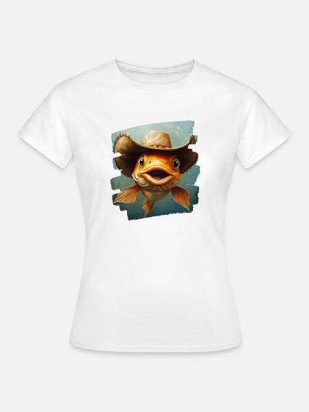Texas Fishing - Frauen T-Shirt - Weiß