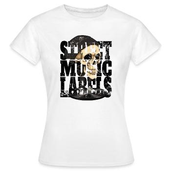 Musique de rue - T-shirt Femme - blanc - Devant - AI Model Female 172 dark (172cm)