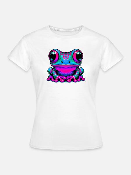 Frosch - Frauen T-Shirt - Weiß