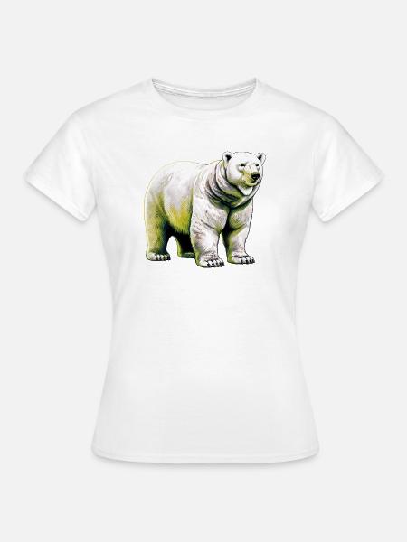 Weißer Eisbär - Frauen T-Shirt - Weiß