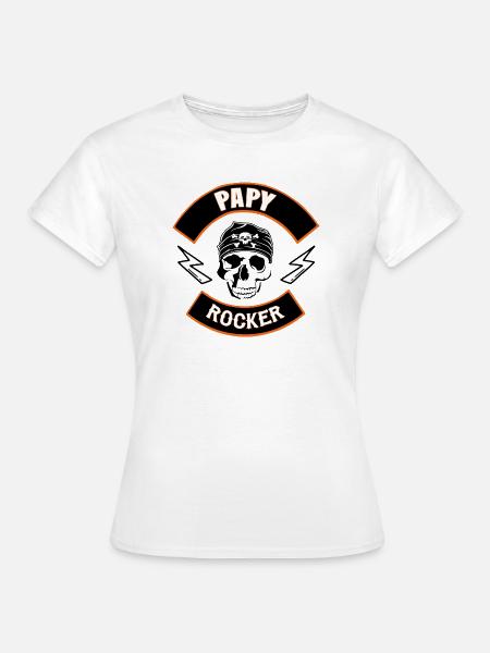 Opa Rocker - Frauen T-Shirt - Weiß
