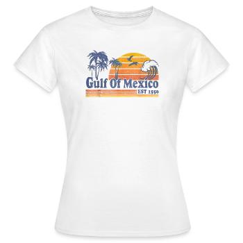 Golfe du Mexique - T-shirt Femme - blanc - Devant - AI Model Female 172 dark (172cm)