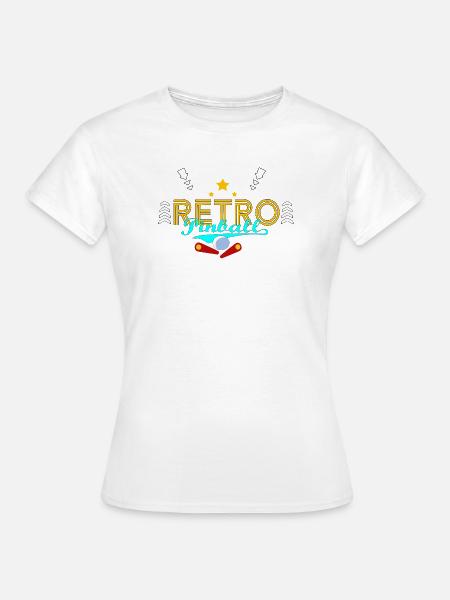 Retro-Flipper - Frauen T-Shirt - Weiß