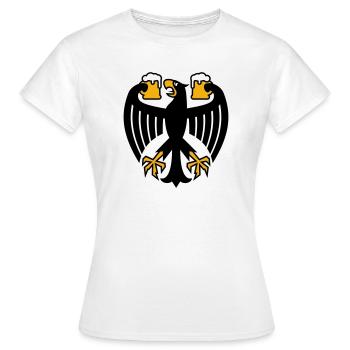 Germany Beer Federal Eagle - Women's T-Shirt - white - Front - AI Model Female 172 dark (172cm)