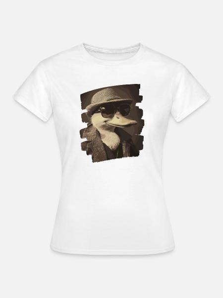 Ente Bauernhof - Frauen T-Shirt - Weiß
