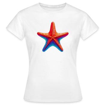Starfish - Women's T-Shirt - white - Front - AI Model Female 172 dark (172cm)