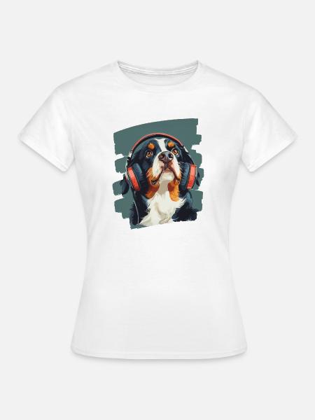 Entlebucher Sennenhund - Frauen T-Shirt - Weiß