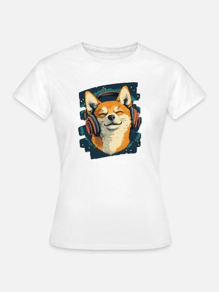 Shiba Inu - Frauen T-Shirt - Weiß