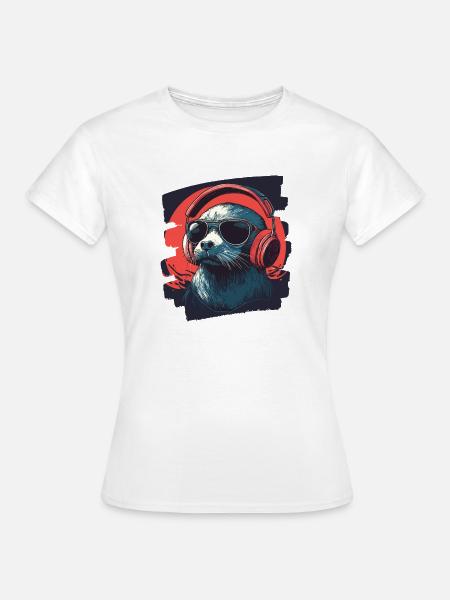 Robbe - Frauen T-Shirt - Weiß