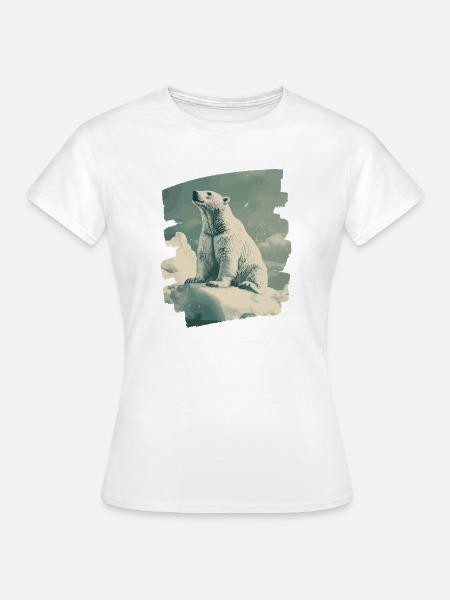 Eisbär - Frauen T-Shirt - Weiß